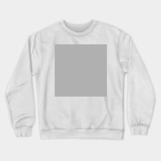 Solid Fog Light Gray Monochrome Minimal Design Crewneck Sweatshirt